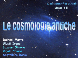 COSMOLOGIE MESOPOTAMICHE - Liceo Scientifico Aselli