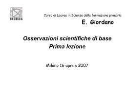 osb1 - Dipartimento di Scienze Umane per la Formazione