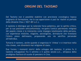 Taoismo, origine e culto - Liceo Scientifico Statale Orazio Grassi
