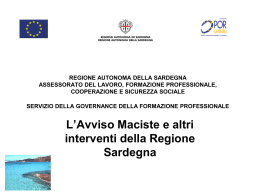 L`APPRENDISTATO - Per Mare - Azioni Innovative per orientare ai