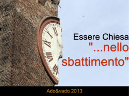 Ado&vado 2013 - Catechesi Chiesa di Cernusco
