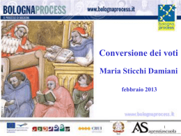 Conversione dei voti