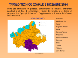 TAVOLO TECNICO ZONALE &ndash; 4 NOVEMBRE 2013