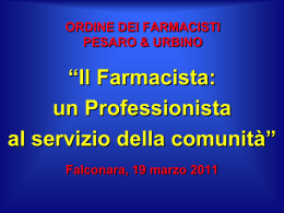 L`intervento dell`Ordine di Pesaro al Convegno