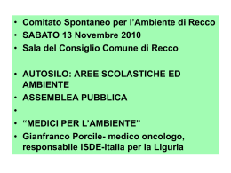 MEDICI PER L`AMBIENTE