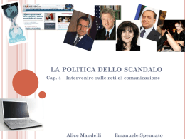 La politica dello scandalo