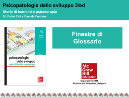 Finestre di Glossario