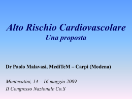 Alto Rischio Cardiovascolare
