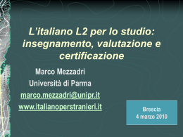 Italiano L2 per lo studio nella scuola secondaria di sceondo grado