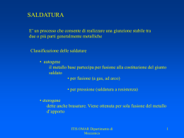Tecniche di saldatura