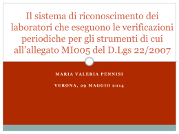 Il sistema di riconoscimento dei laboratori che eseguono le
