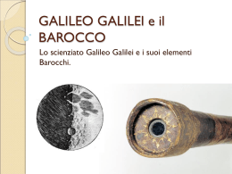 GALILEO GALILEI e il BAROCCO