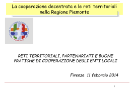 Intervento Regione Piemonte - Euro African for Partnership