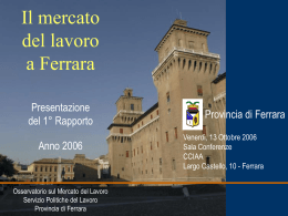 Corsi di laurea e posti di lavoro