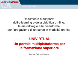 Univirtual - Università Ca` Foscari di Venezia