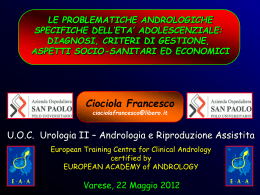 Diapositiva 1 - ASL della Provincia di Varese