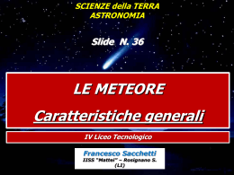 Scienze della Terra Astronomia Slide n&deg;