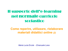 La ricerca consapevole di materiali online