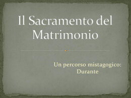 Il sacramento del Matrimonio - 3