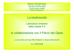 La biodiversit&agrave; - Istituto Comprensivo di Ozzano dell`Emilia