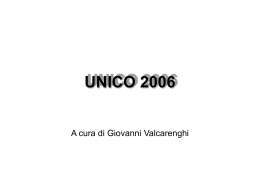UNICO 2006 - Associazione Culturale Ragionieri Commercialisti