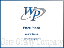 Mauro Caccia - Ware Place Verona