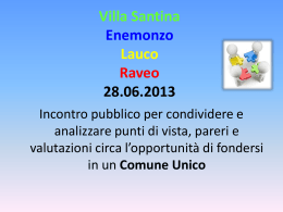 Villa Santina, Enemonzo, Lauco Raveo