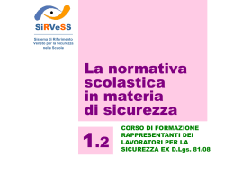 IL REGOLAMENTO D`ISTITUTO