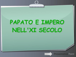 papato, comuni e impero - Sito della Prof.ssa Maria Grazia Massari