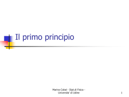 Lezione 10(I princ.) - Universita` di Udine