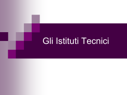 Istituti tecnici, con quadro orario