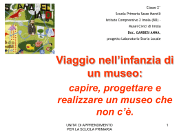 Viaggio nell`infanzia di un museo