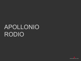 Apollonio Rodio - Sono arrivati i nuovi campus