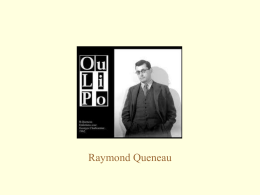 Italo Calvino, La filosofia di Raymond Queneau