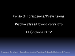 Stress lavoro correlato