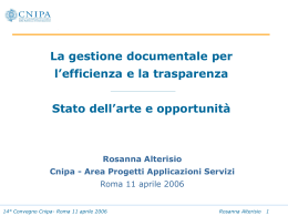 slide sullo stato dell`arte