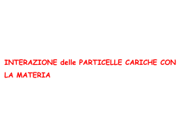 TRASFERIMENTO LINEARE DI ENERGIA