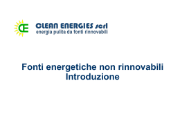 Mod.1 - Il sistema dell`Energia: fonti rinnovabili