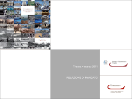 Sintesi dati significativi