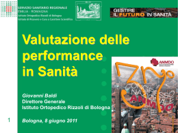 Valutazione delle performance in Italia:stato sell`arte-Dott