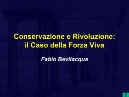 Conservazione e Rivoluzione ppt - Università degli studi di Pavia