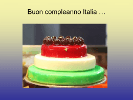 BUON COMPLEANNO ITALIA presentazione realizzata dagli alunni