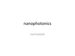 nanophotonics
