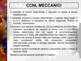 CCNL MECCANICI