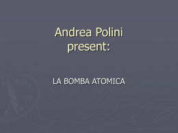Andrea Polini bomba nucleare