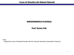 Idrodinamica Fluviale1