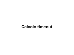 Calcolo timeout