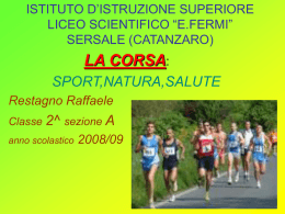La corsa - Prof. Renato Atzeni