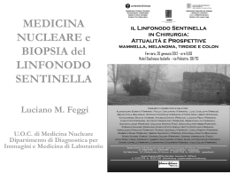 Medicina nucleare e biopsia del linfonodo sentinella