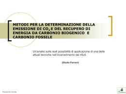 metodi per la determinazione della emissione di co2